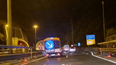 [VIDEO] Vozi se usporeno – Prometna nesreća na autocesti A7 u tunelu Škurinje I