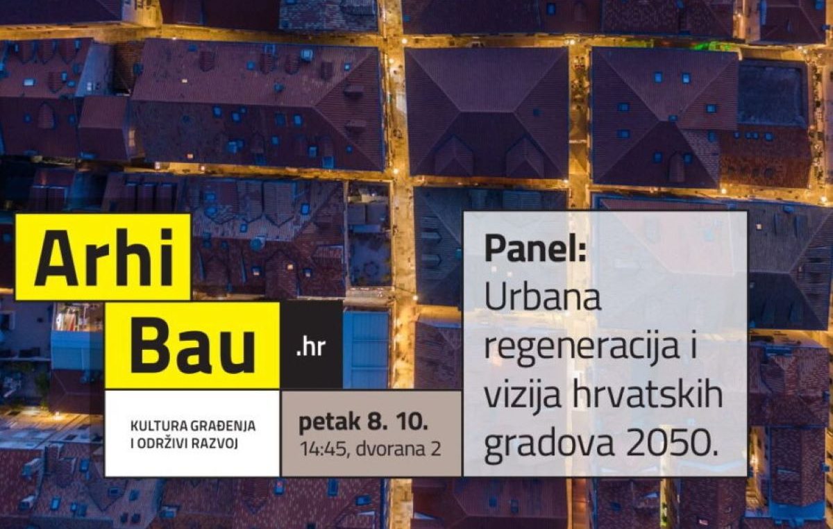 Gradonačelnik Filipović sudjelovao na panelu „Urbana regeneracija i vizija hrvatskih gradova 2050“