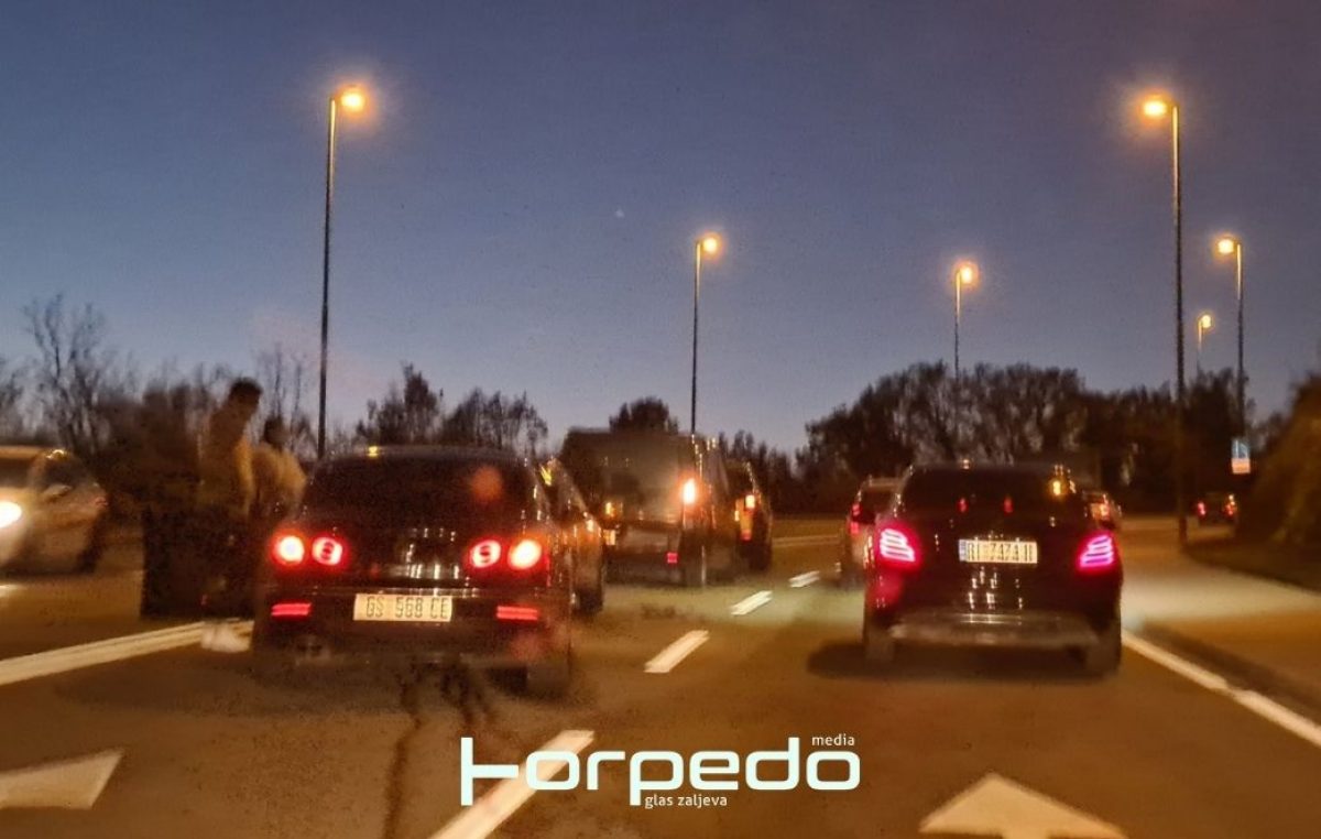 Prometna nesreća na Rujevici, usporen promet