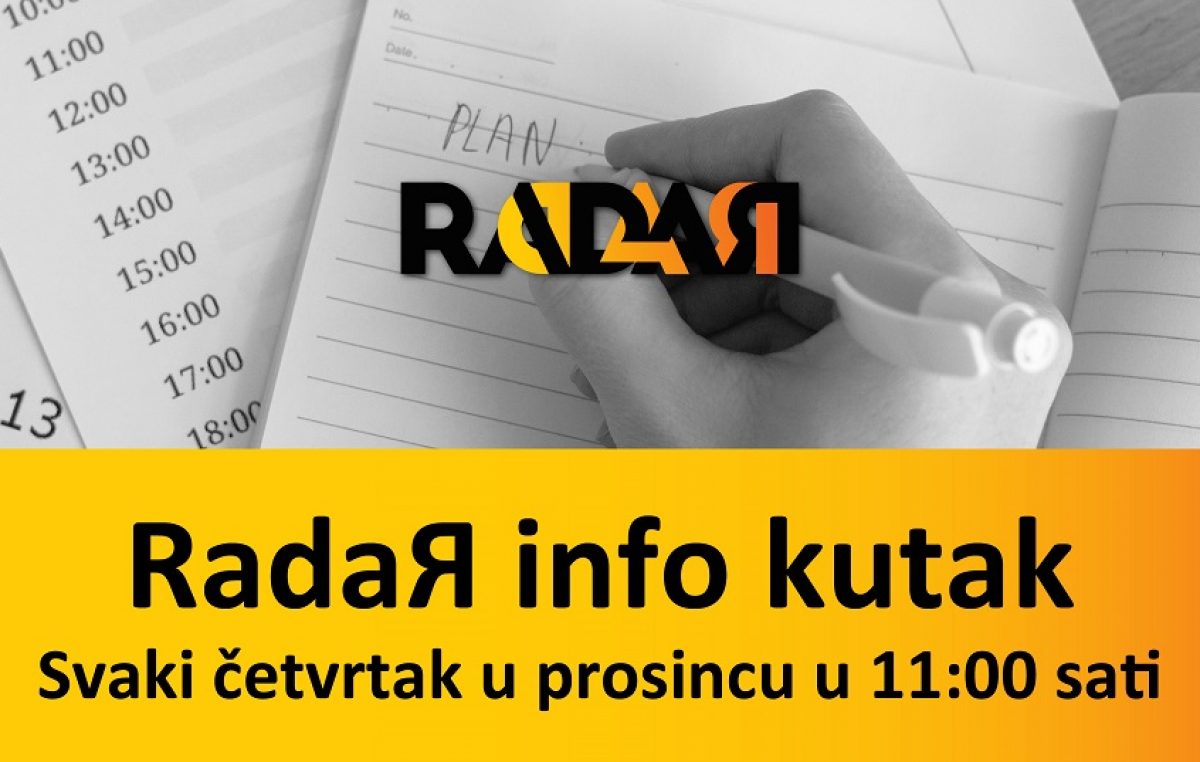 Svaki četvrtak u prosincu rezerviran je za RADAя info kutak