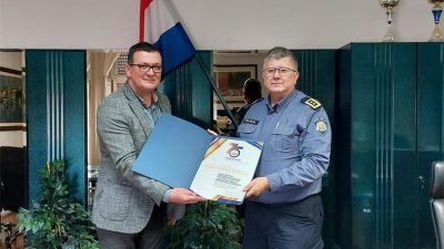Zahvalnica Autokluba Rijeka Policijskoj upravi primorsko – goranskoj za dugogodišnju suradnju